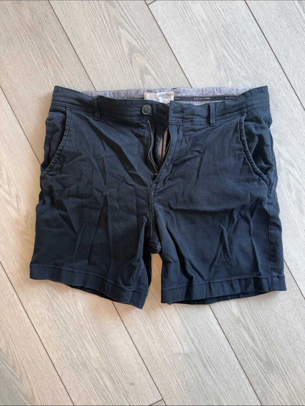 Black Men’s Casual Cotton Shorts